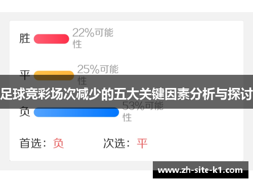 足球竞彩场次减少的五大关键因素分析与探讨